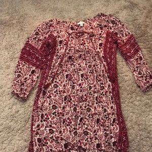 boho patterned dress